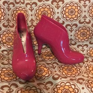 Jellies, Melissa Ashanti knockoff ankle booties